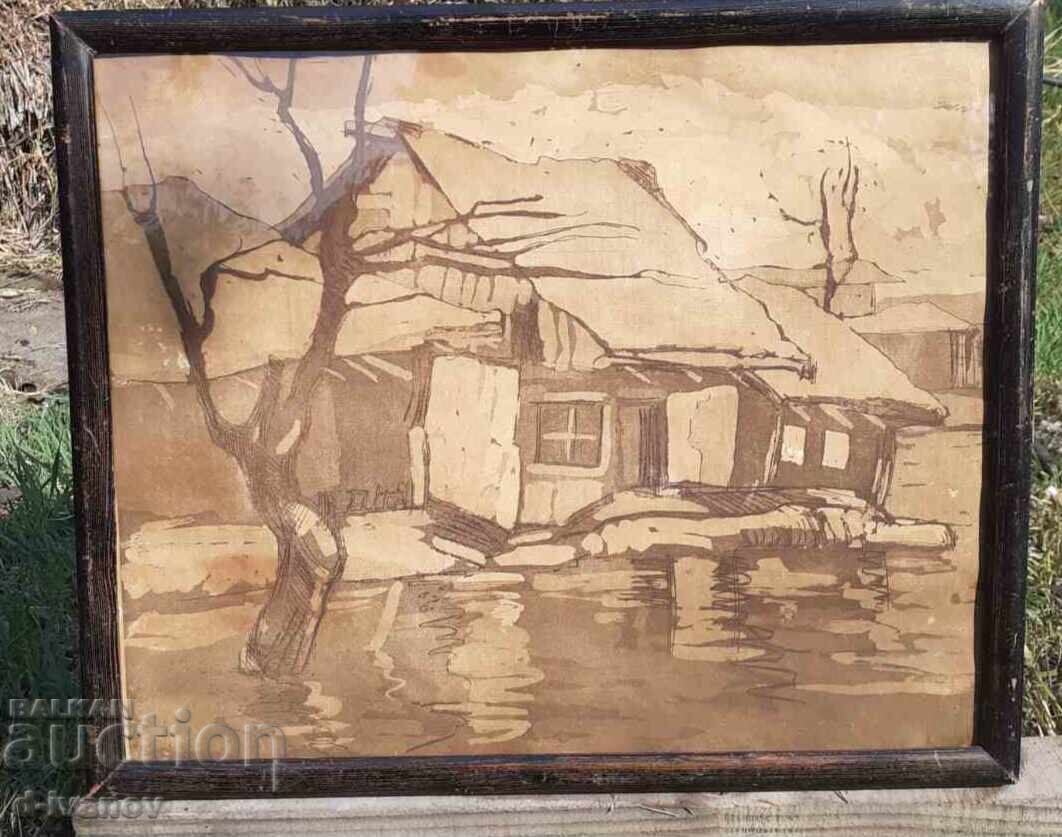 Pavel Vâlkov / acuarelă cu preț 650.00 BGN | € 332.34