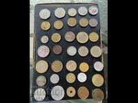 Lot of coins, the whole world