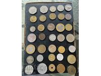 Lot of coins, the whole world