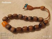 Old wooden rosary
