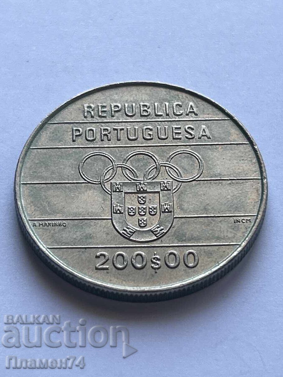 200 escudos 1992 Portugalia Barcelona 200 escudos 1992 Portugalia Barcelona