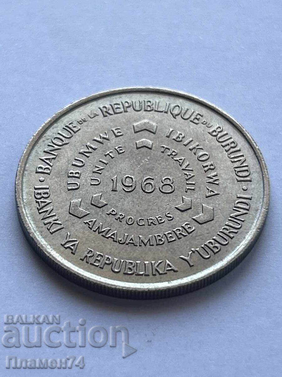 10 φράγκα 1968 Μπουρούντι Οργανισμός Τροφίμων και Γεωργίας 10 φράγκα 1968 Μπουρούντι Οργανισμός Τροφίμων και Γεωργίας