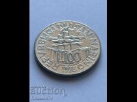 100 лири 1978 Сан Марино Работник