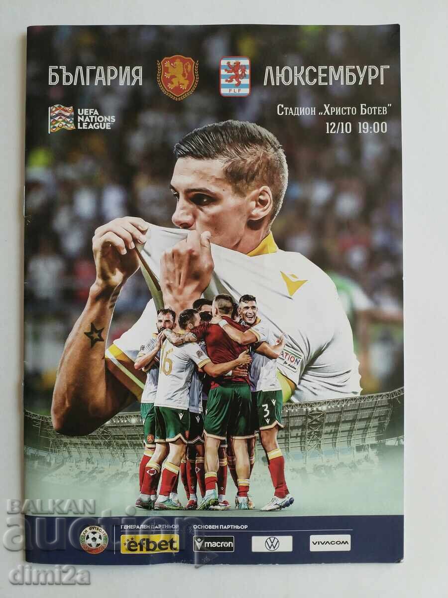Program fotbal Bulgaria Luxemburg