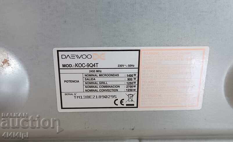 Auction  Microwave oven