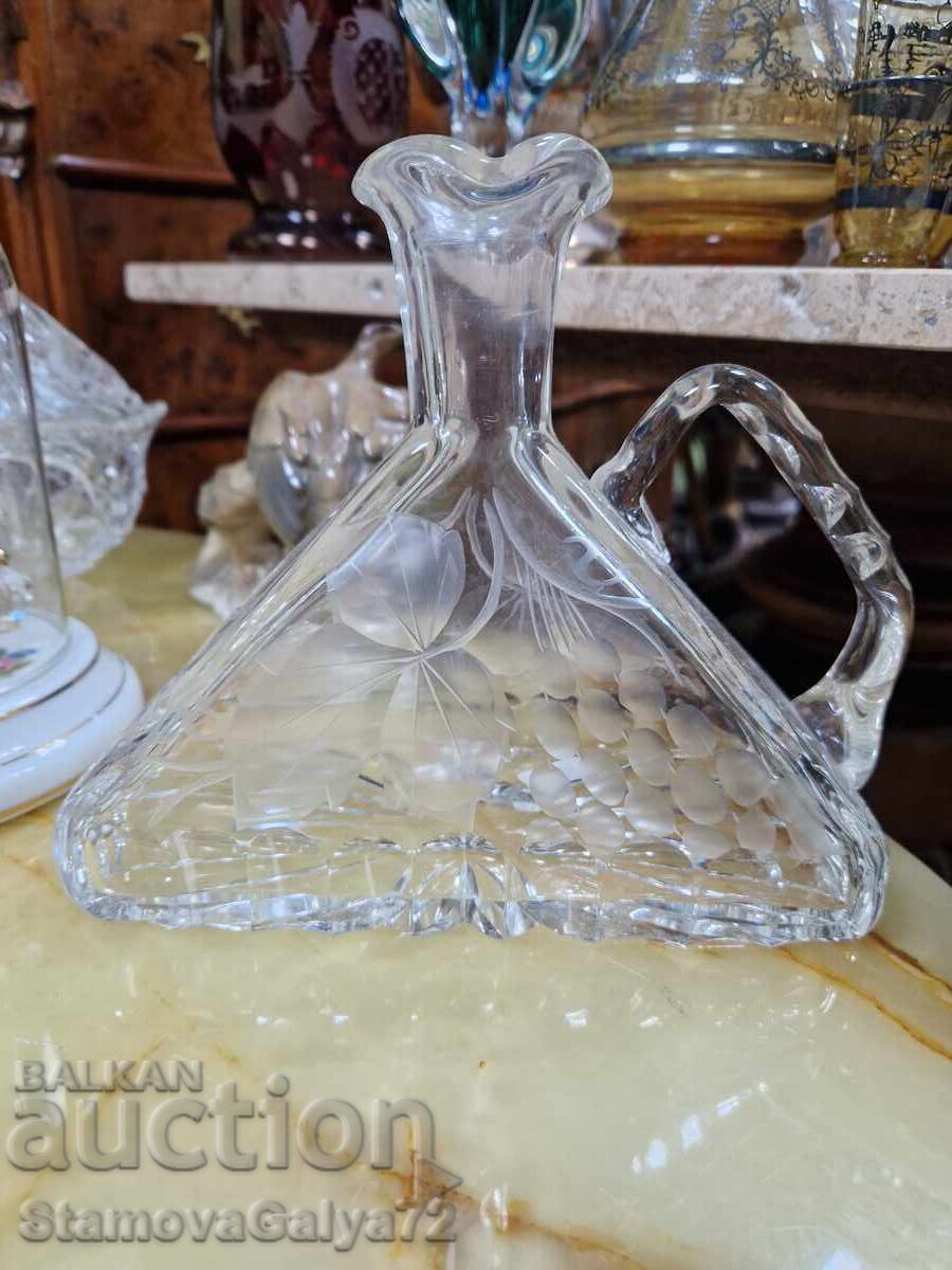 Beautiful antique German crystal decanter - 6 Beautiful antique German crystal decanter - 6