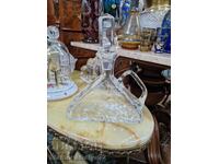 Minunată carafă germană antică din cristal