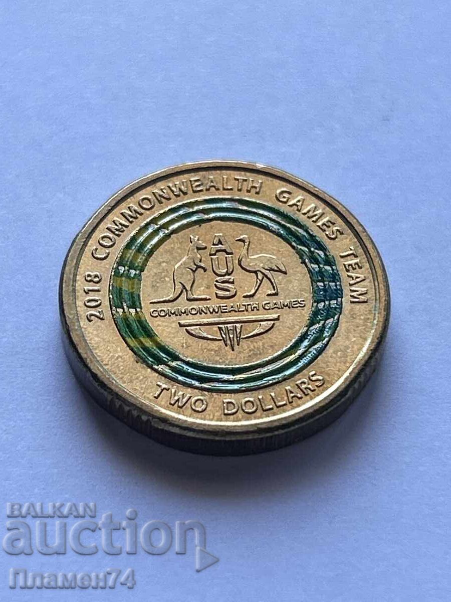 2 Dollars 1918 Australia British Commonwealth Games with price 7.00 BGN | € 3.58