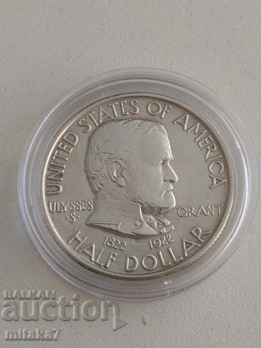 1/2 dolar 1922, argint, SUA cu preț € 114.00 | 222.97 BGN