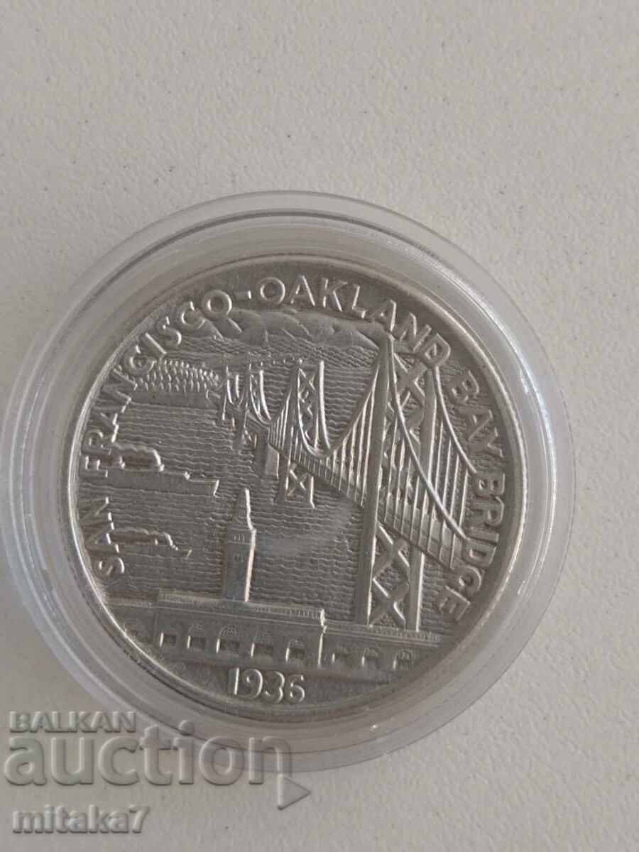 Auction  1/2 Dollar 1936, Silver, USA