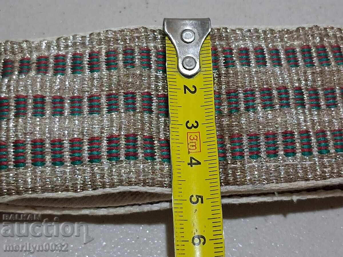 Officer's parade belt, scarf with shine - 5