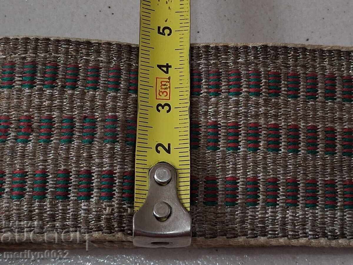 Delivery of Officer's parade belt, scarf with shine