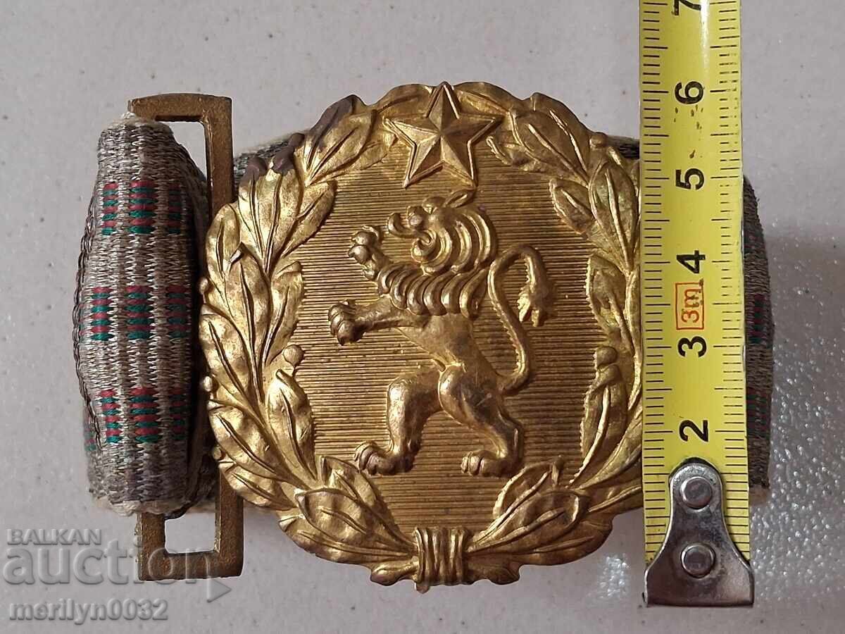 Officer's parade belt, scarf with shine - 6