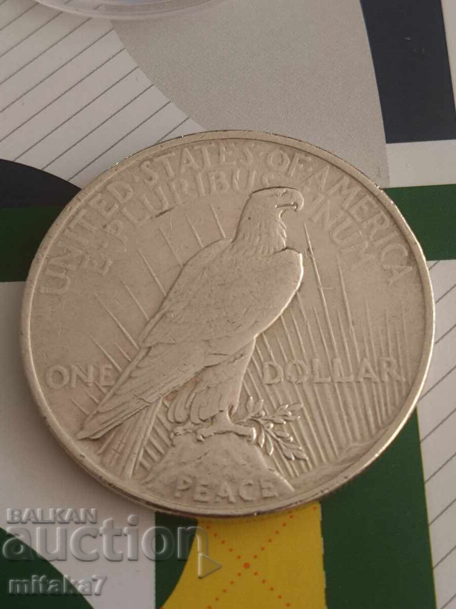 Delivery of Peace Dollar 1922, Silver, USA Delivery of Peace Dollar 1922, Silver, USA