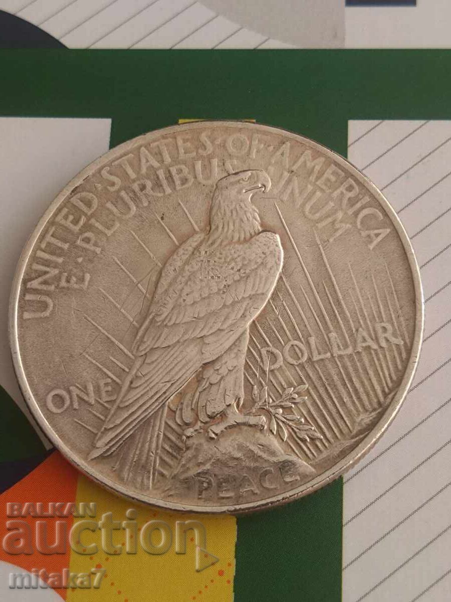 Delivery of Peace Dollar 1922, Silver, USA Delivery of Peace Dollar 1922, Silver, USA