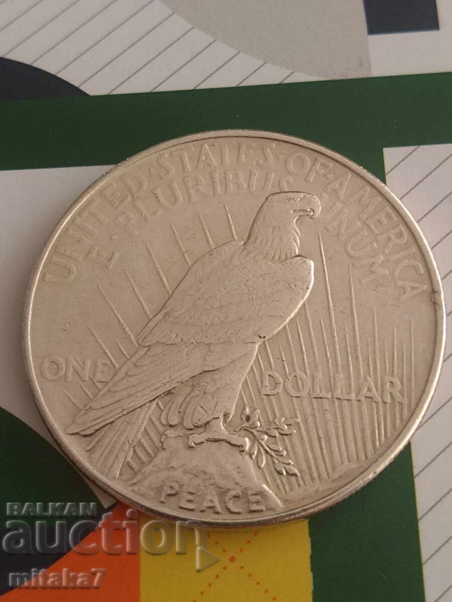 Delivery of Peace Dollar 1922, Silver, USA Delivery of Peace Dollar 1922, Silver, USA