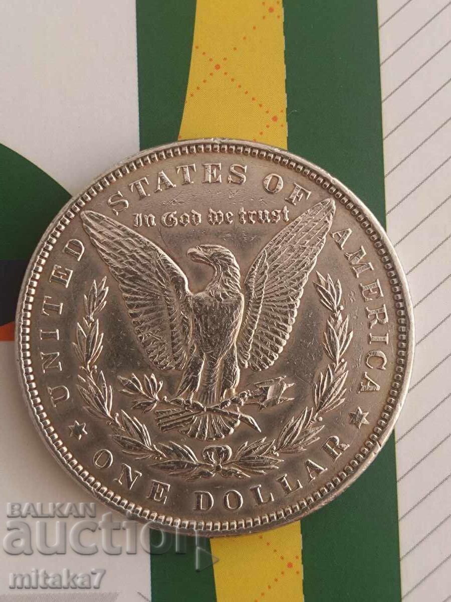 Auction Morgan Dollar 1897, Silver, USA Auction Morgan Dollar 1897, Silver, USA