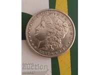 Morgan Dollar 1897, Silver, USA