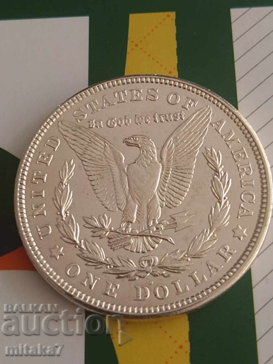Delivery of Morgan Dollar 1921-D Year, Silver, USA Delivery of Morgan Dollar 1921-D Year, Silver, USA