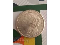 Morgan Dollar 1921-S year, silver, USA