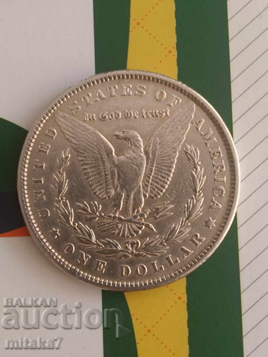 Auction Morgan Dollar 1884, Silver, USA Auction Morgan Dollar 1884, Silver, USA