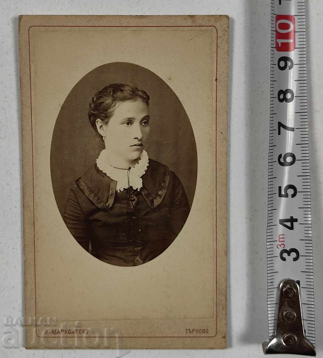 Δεκαετία 1880 ΤΑΡΝΟΒΟ ΓΥΝΑΙΚΗ ΦΩΤΟΓΡΑΦΙΑ ΠΡΙΓΚΙΠΑΤΟ ΤΗΣ ΒΟΥΛΓΑΡΙΑΣ