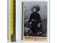 1903 YAMBOL A. ATANASOV CARTON FOTOGRAFII