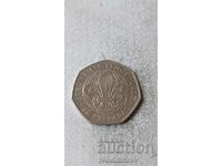 Ηνωμένο Βασίλειο 50 πένες 2007 100-ετής - Προσκοπισμός