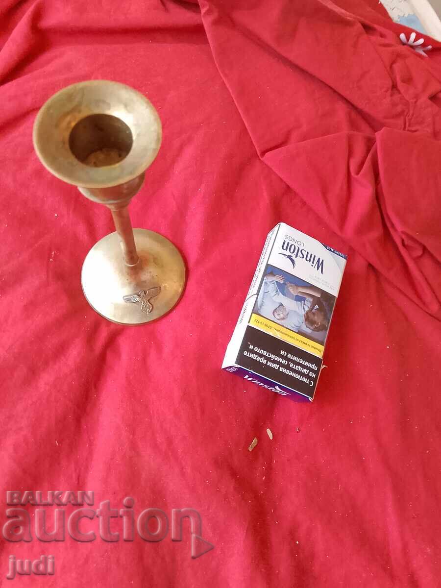 Τρίτο Ράιχ υπέροχο κηροπήγιο με βίδα