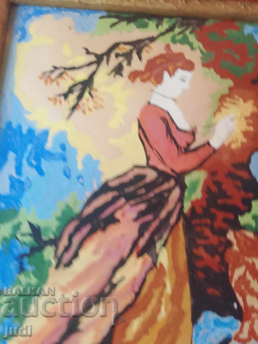 Old mixed media painting with price 40.00 BGN | € 20.45