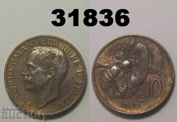 Италия 10 центесими 1923