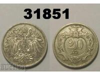 Αυστρία 20 χέλερ 1894