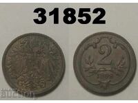 Austria 2 Heller 1899