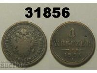 Austria 1 Kreuzer 1851 A