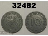 Германия 10 пфенига 1942 A Свастика