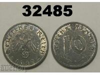 Γερμανία 10 πφένιγκ 1942 A Σβάστικα