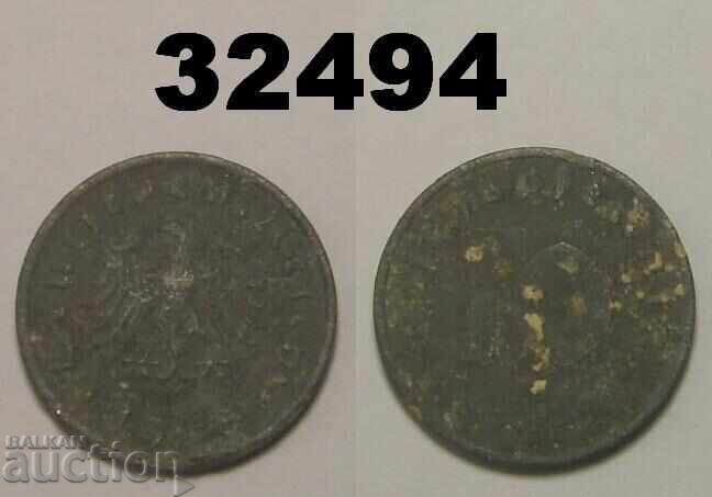 Γερμανία 10 πφένιγκ 1948 F ψευδάργυρος