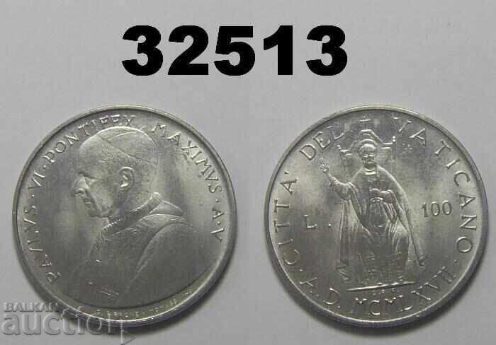 Vatican 100 Lire 1967 Vatican