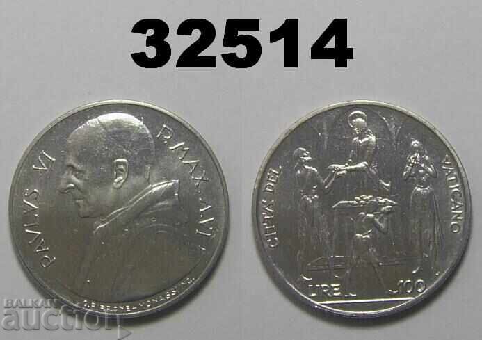 Ватикан 100 лири 1968 Ватикана