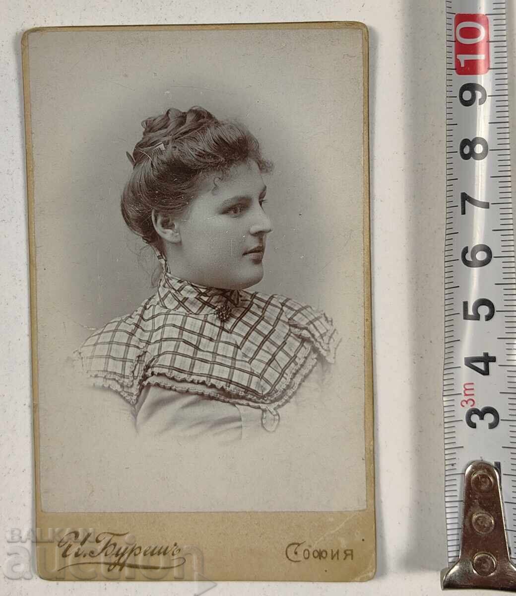 1909 ΣΟΦΙΑ ΜΠΟΥΡΕΣ ΠΑΛΙΑ ΦΩΤΟΓΡΑΦΙΑ ΦΩΤΟΓΡΑΦΙΑ ΚΑΡΤΟΝΙ ΓΥΝΑΙΚΑ