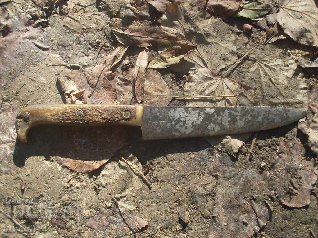 OLD LARGE KNIFE CHIRIN BUFFALO HORN EAGLE HEAD OLD LARGE KNIFE CHIRIN BUFFALO HORN EAGLE HEAD