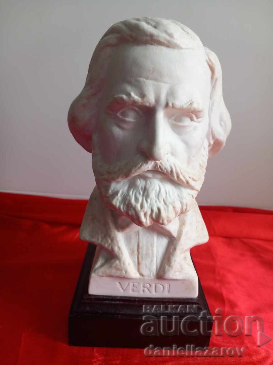 GOEBEL, Стара Скулптура на ВЕРДИ. Подписана, Статуетка GOEBEL, Стара Скулптура на ВЕРДИ. Подписана, Статуетка