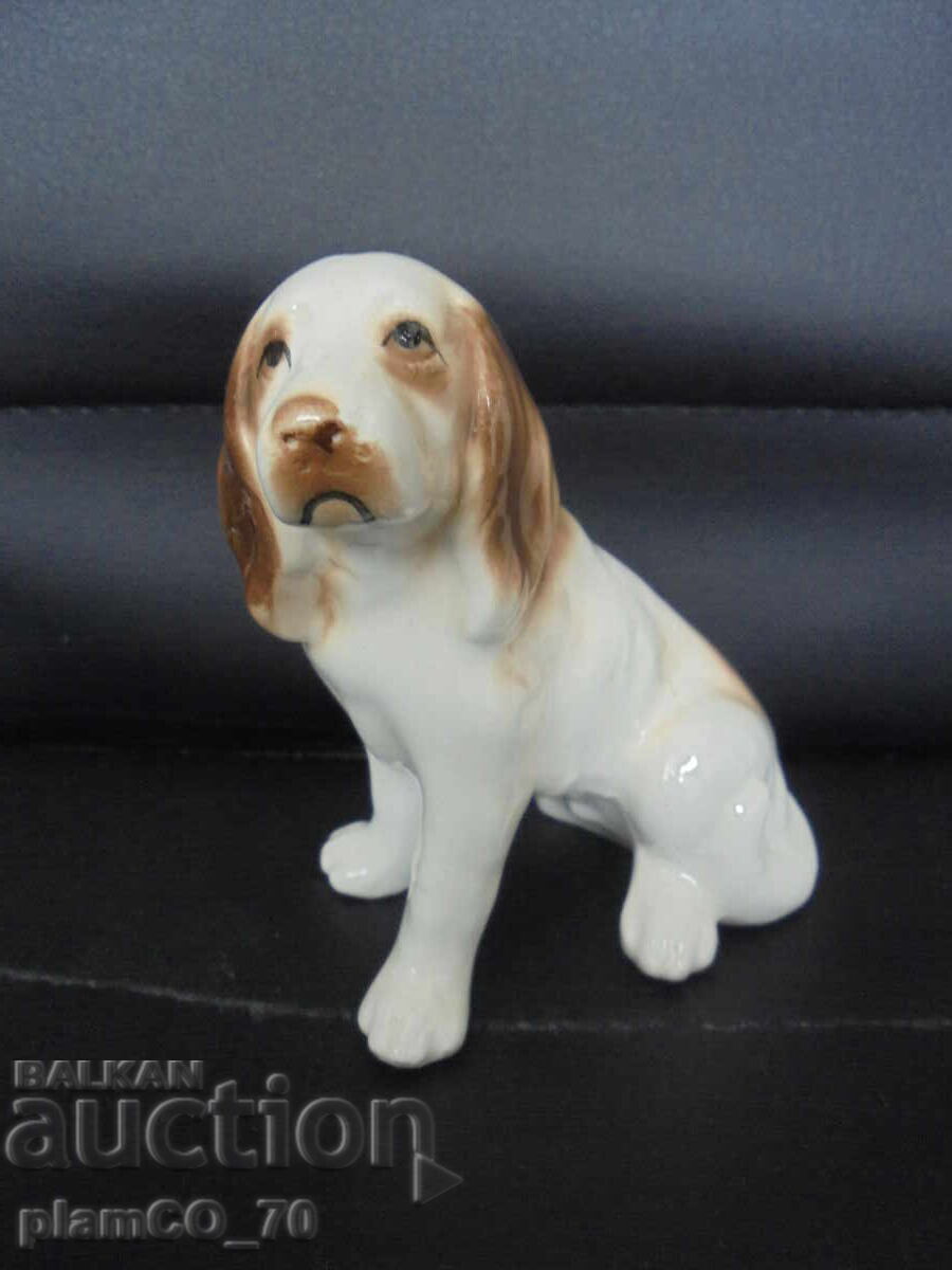 Delivery of №8087 Old porcelain figure - dog