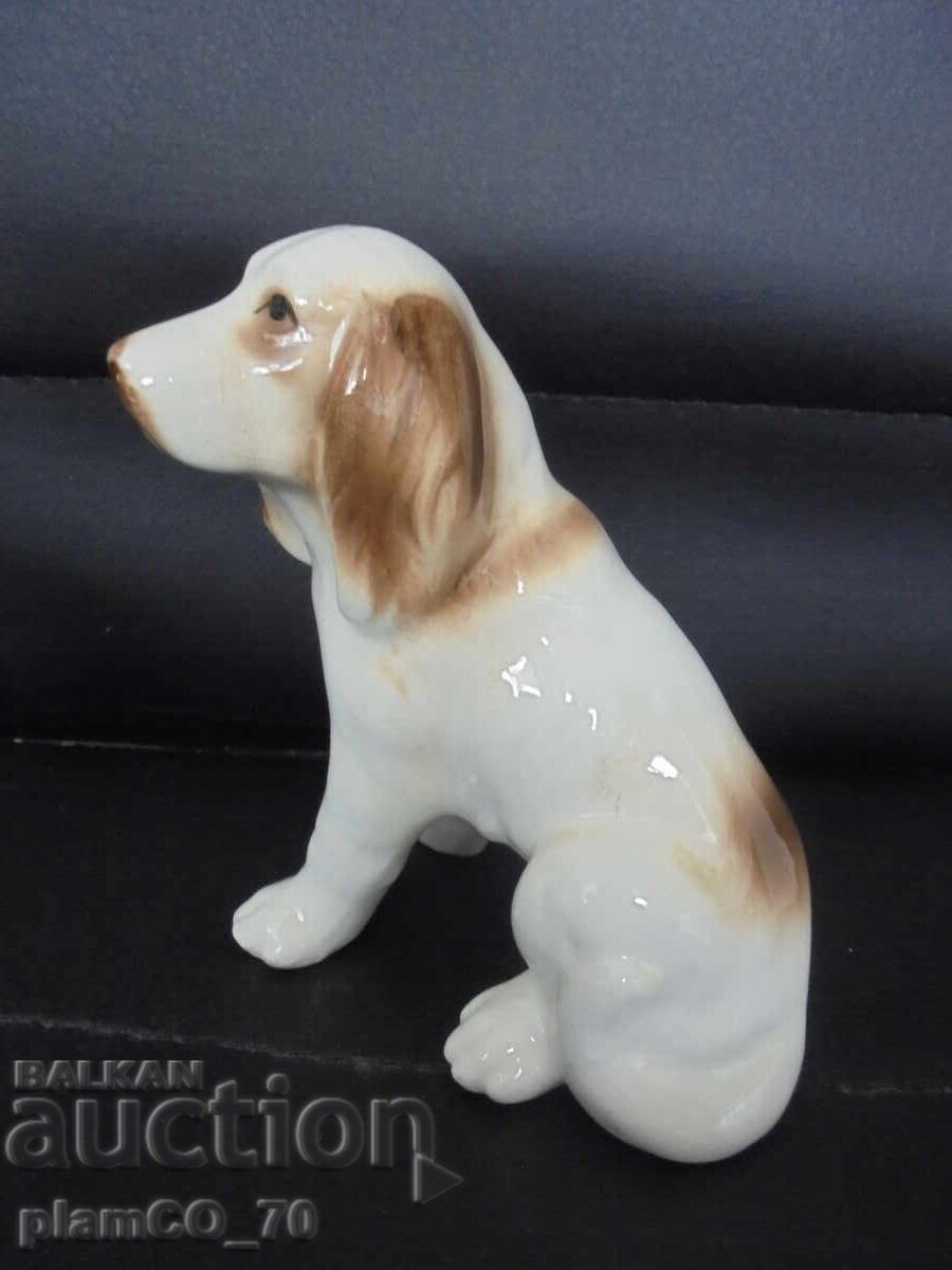 №8087 Old porcelain figure - dog - 5
