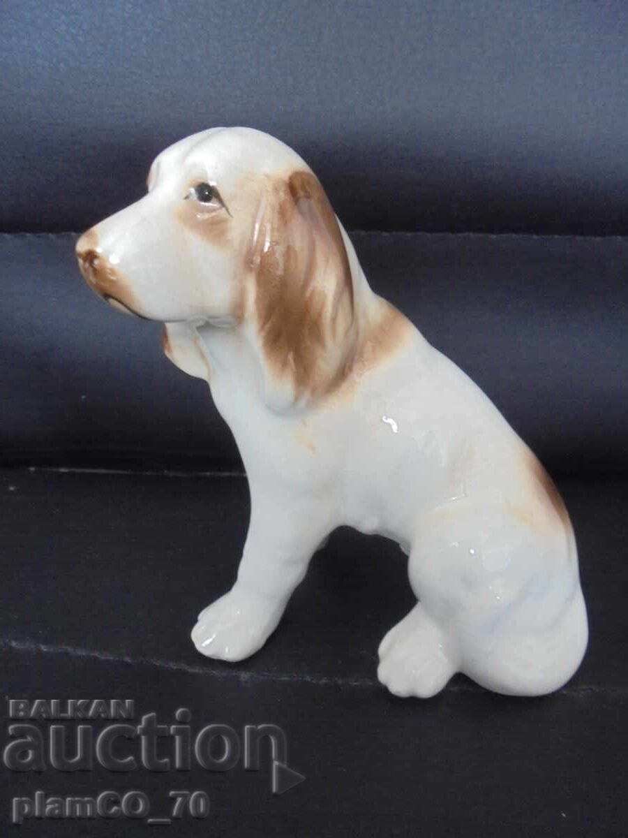 №8087 Old porcelain figure - dog