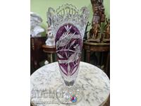 Ένα υπέροχο παλιό γερμανικό κρύσταλλο βάζο