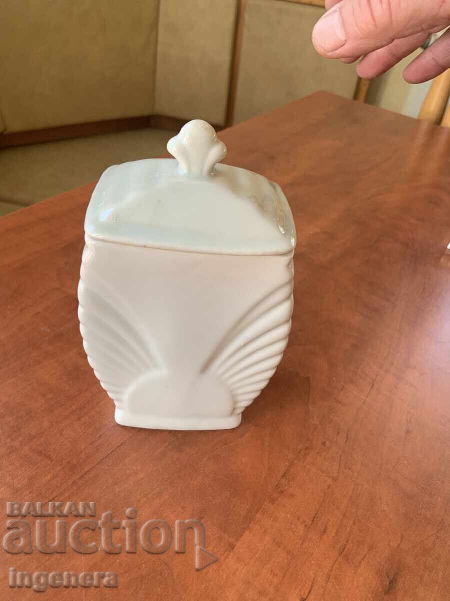 Delivery of Porcelain Jar for Semolina Cup from Socialist Kitchen Bulgaria Delivery of Porcelain Jar for Semolina Cup from Socialist Kitchen Bulgaria