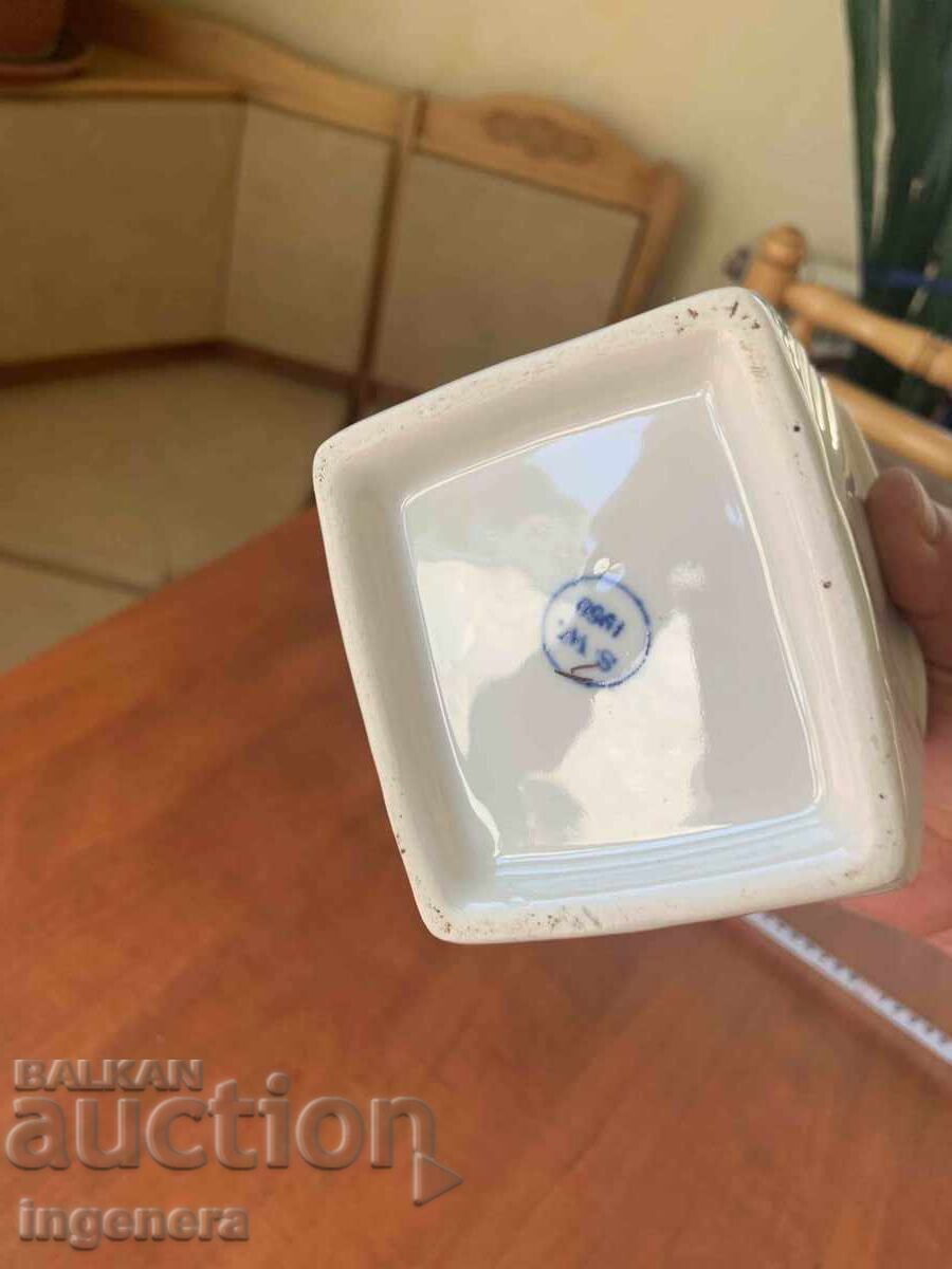 Porcelain Jar for Semolina Cup from Socialist Kitchen Bulgaria - 5 Porcelain Jar for Semolina Cup from Socialist Kitchen Bulgaria - 5