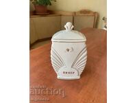 BORCAN DIN PORȚELAN PENTRU PIPER, BOL DIN BUCĂTĂRIA SOCIALISTĂ BULGARIA