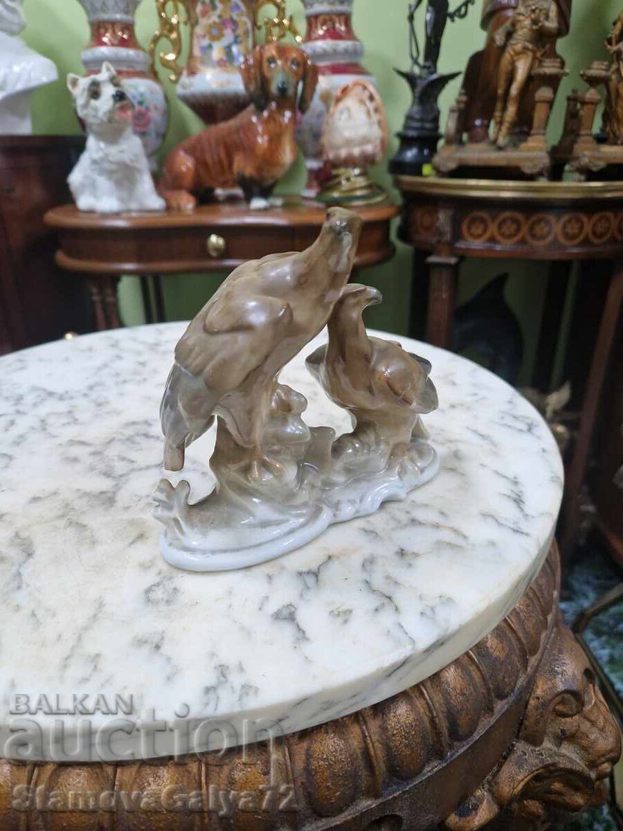 Παράδοση Παλαιό, πολύ σπάνιο πορσελάνινο ειδώλιο Fraureuth